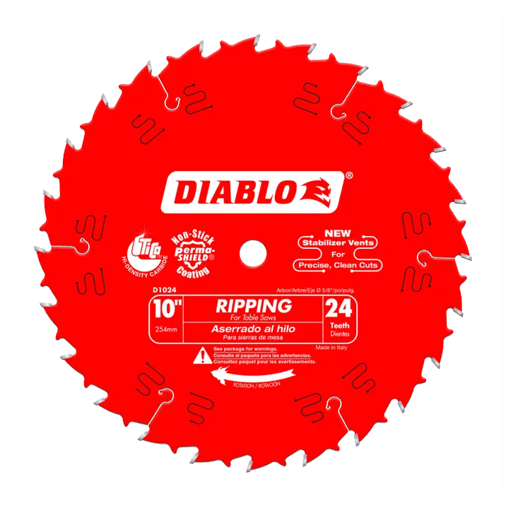 10 in x 24 Tooth Ripping Saw Blade