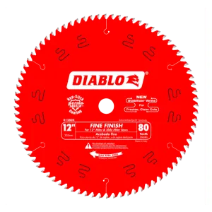 12 in x 80 Tooth Fine Finish Saw Blade