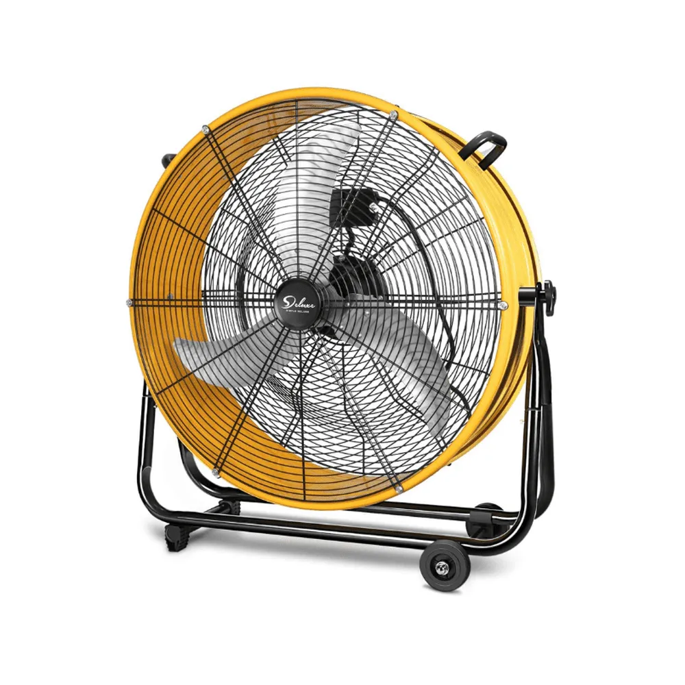 [2pcs]Heavy Duty Metal Industrial Drum Fan-24inch