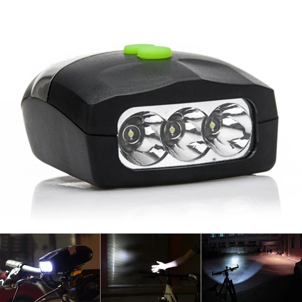 3 LED Bike Head Light