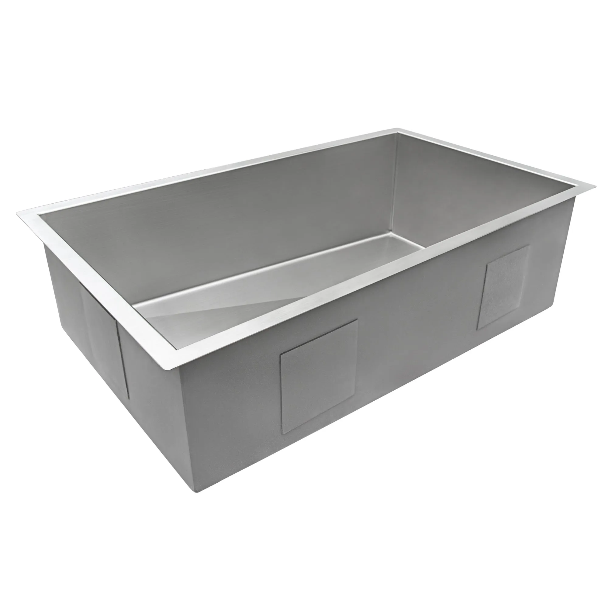 32-inch Offset Drain Sloped Bottom Undermount Single Bowl Stainless Steel- Kitchen Sink