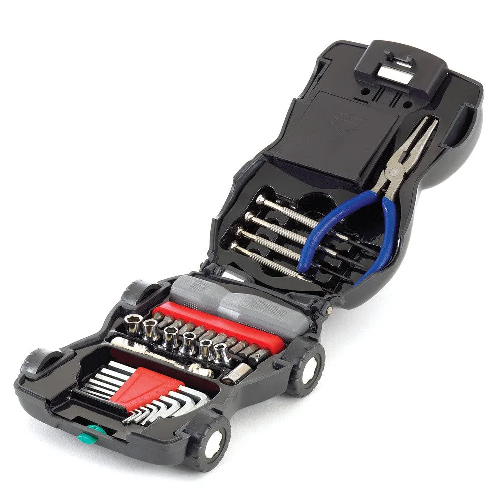 34-Piece Car Toolkit with Light