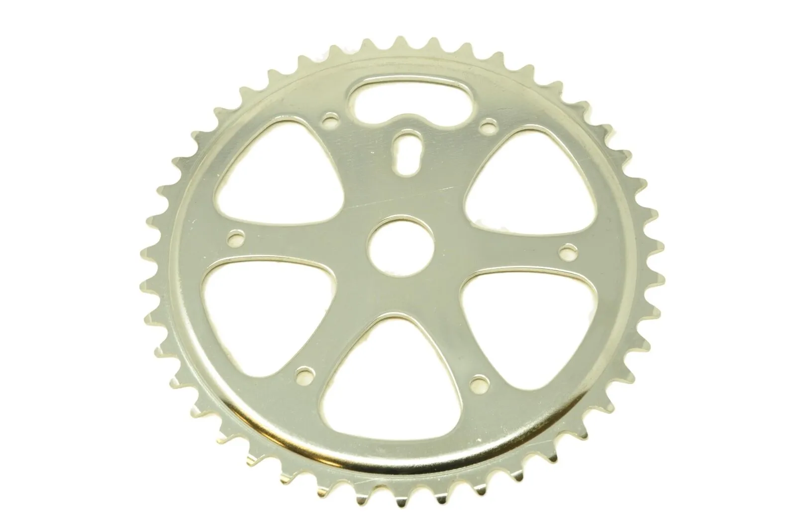 44 Teeth Chrome BMX Chainring Chainwheel To Fit OPC One Piece Crank ideal Old School BMX or Modern BMX Bike