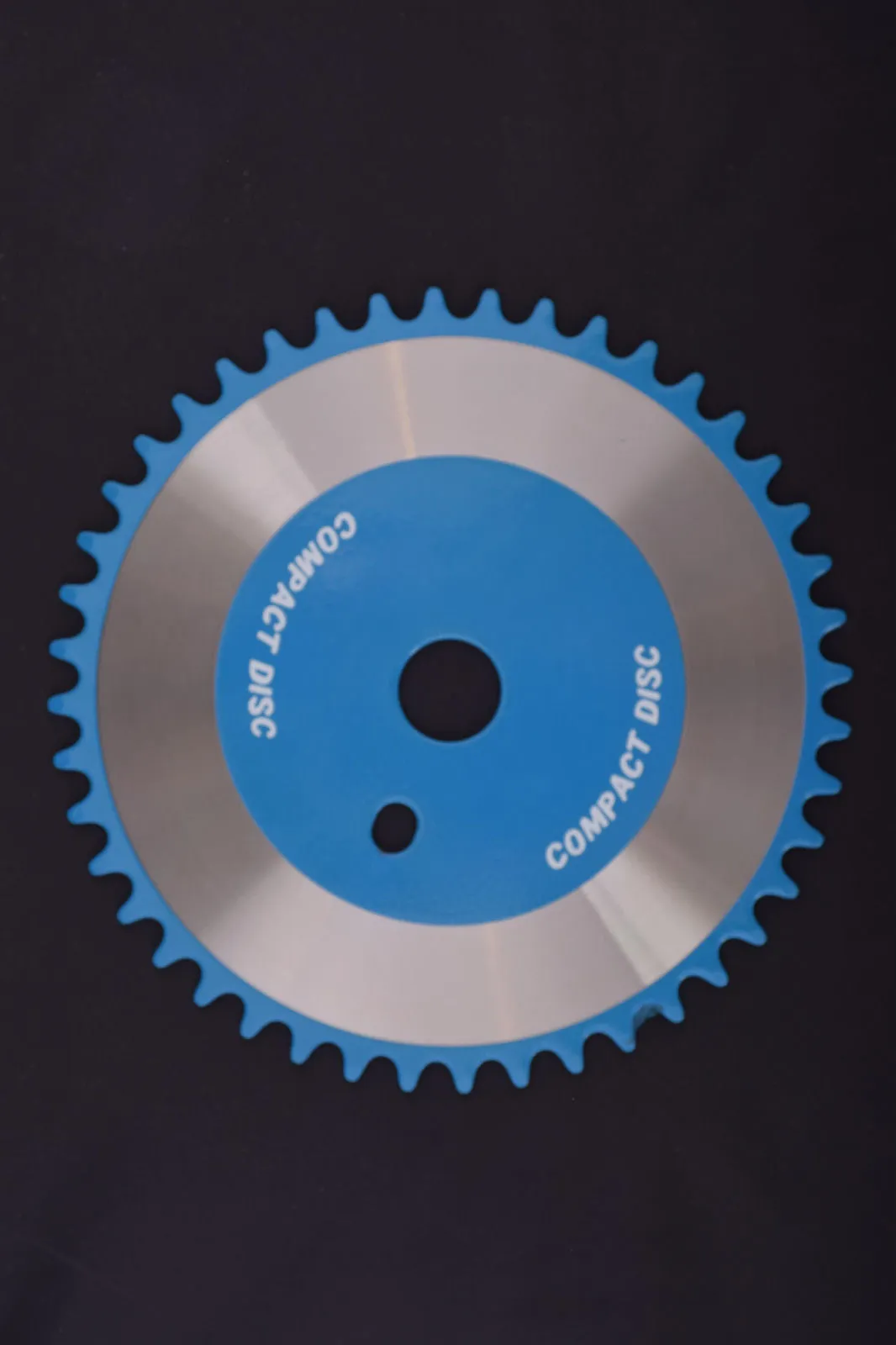 44 TOOTH BMX SPROCKET CD TORQUE CONVERTER TYPE ONE PIECE CRANK BLUE C1334B