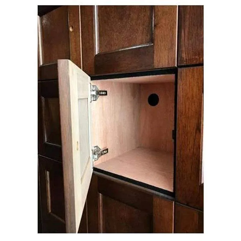 48 Cigar Humidor Lockers | 2 Storage Compartments