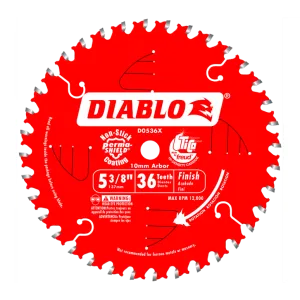 5-3/8 in x 36 Tooth Finish Trim Saw Blade