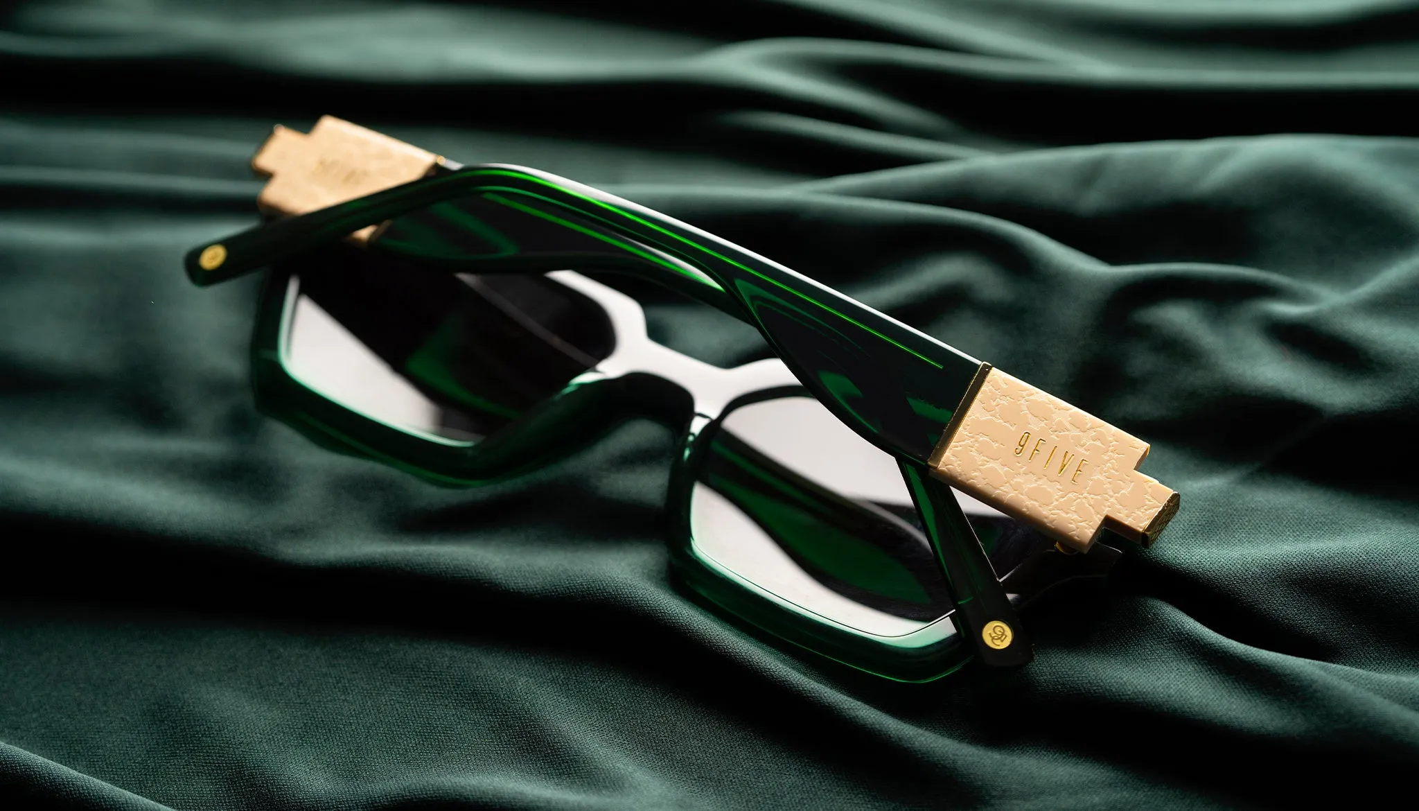 9FIVE Locks Tundra Green Sunglasses