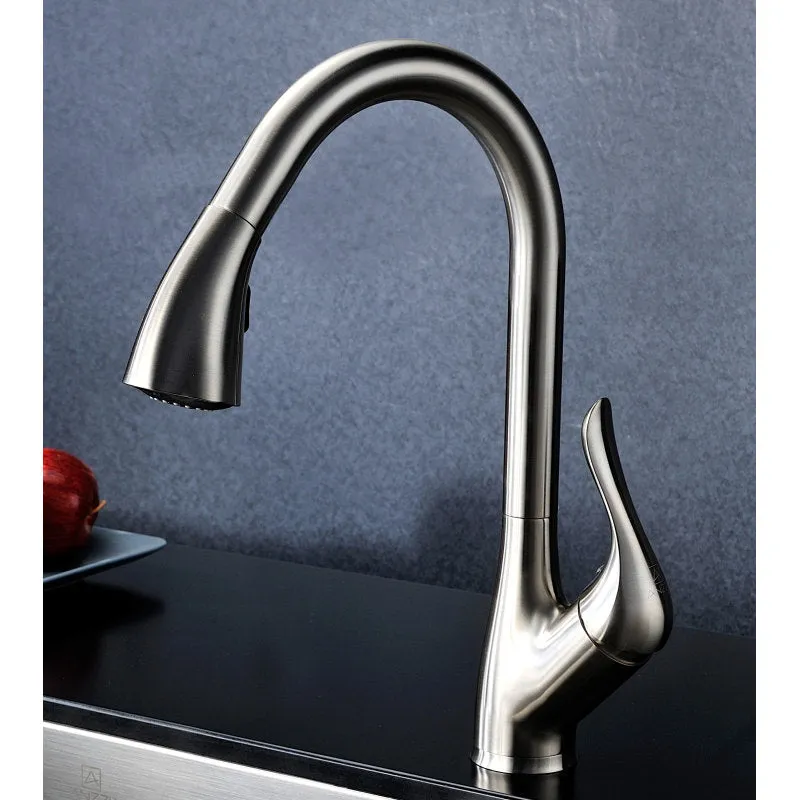 ANZZI Elysian Farmhouse 36 in. Kitchen Sink with Accent Faucet