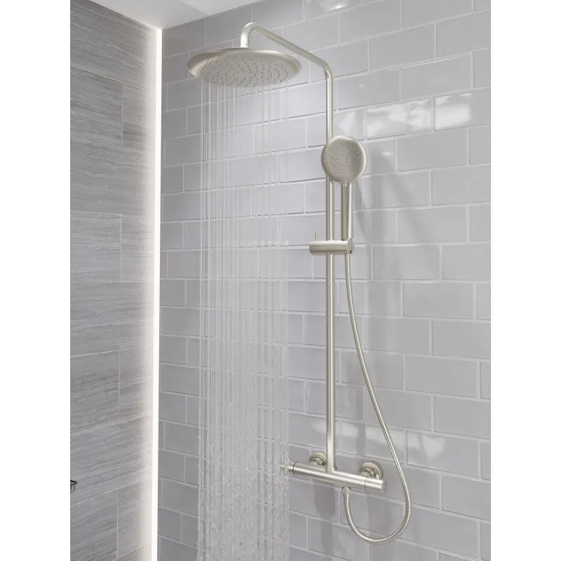 ANZZI Heavy Rainfall Stainless Steel Shower Bar with Hand Sprayer