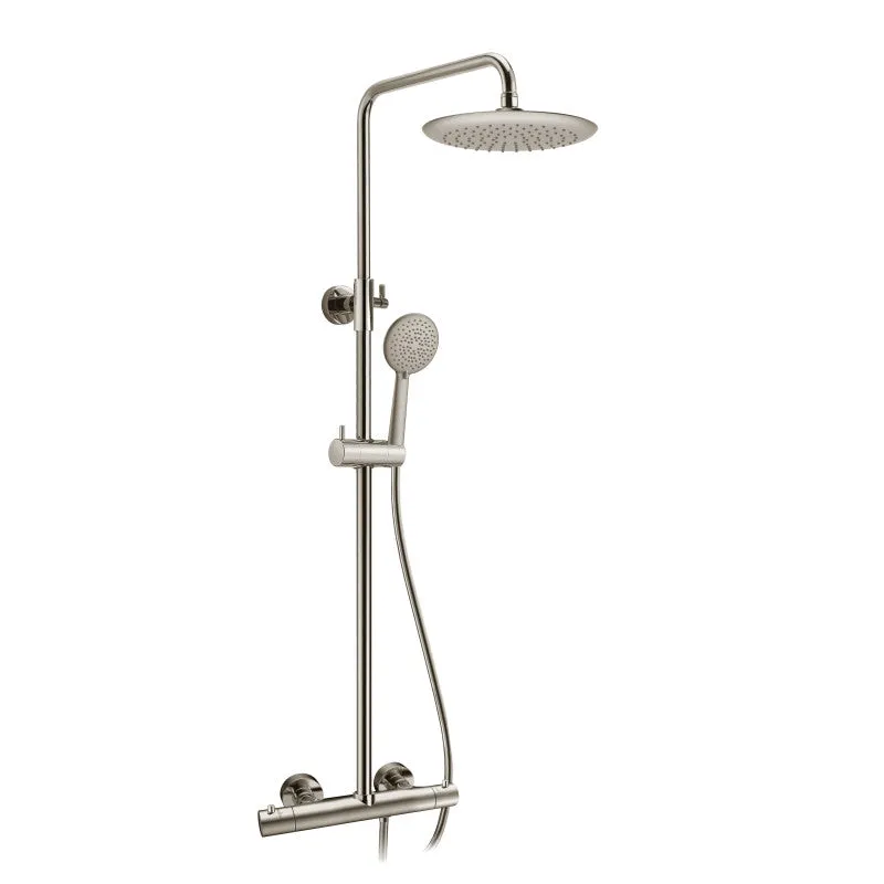 ANZZI Heavy Rainfall Stainless Steel Shower Bar with Hand Sprayer