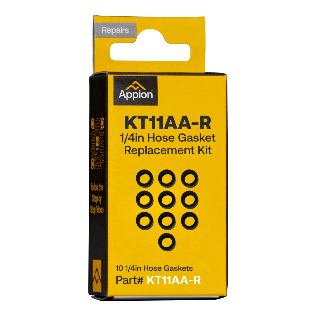 Appion KT11AA-R MegaFlow Hose Gasket 10 Pack for 1/4in FL Fittings