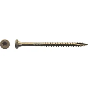 Big Timber #9 x 2-1/2 In. Bronze Flat Head Wood Screw ( 2500 Ct.)