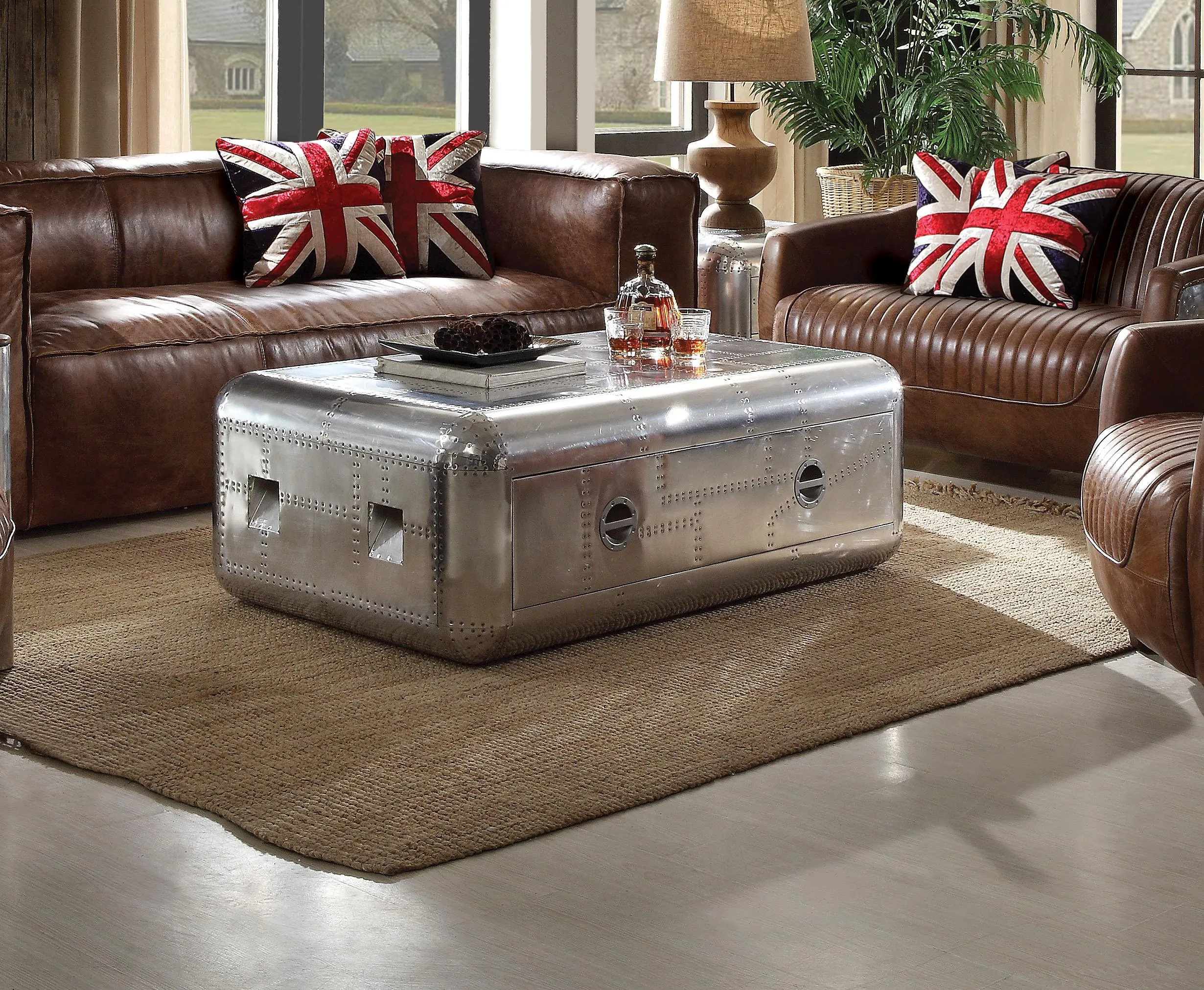 Brancaster Aluminum Coffee Table