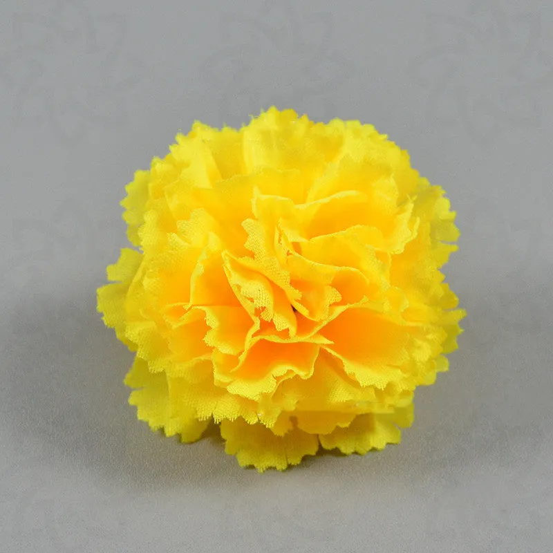 Bulk Carnations Heads Artificial Flowers for Cake Decoration DIY Wholesale