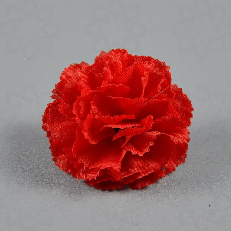 Bulk Carnations Heads Artificial Flowers for Cake Decoration DIY Wholesale