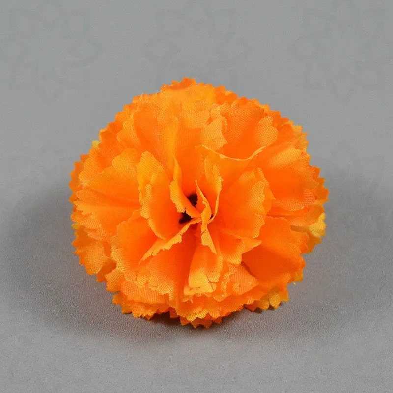 Bulk Carnations Heads Artificial Flowers for Cake Decoration DIY Wholesale