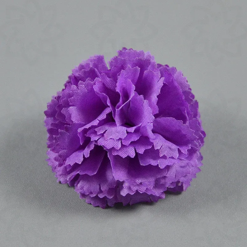 Bulk Carnations Heads Artificial Flowers for Cake Decoration DIY Wholesale