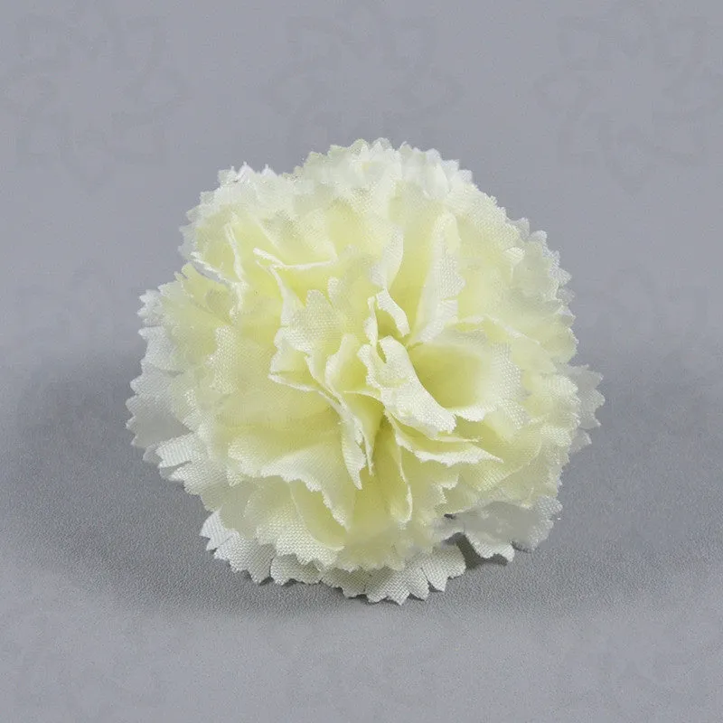 Bulk Carnations Heads Artificial Flowers for Cake Decoration DIY Wholesale