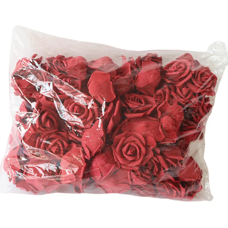 Bulk Fake Flowers PE Foam Roses Heads