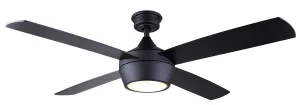 Canarm CF52JUD4BK Judson 52 Inch Ceiling Fan in Matte Black