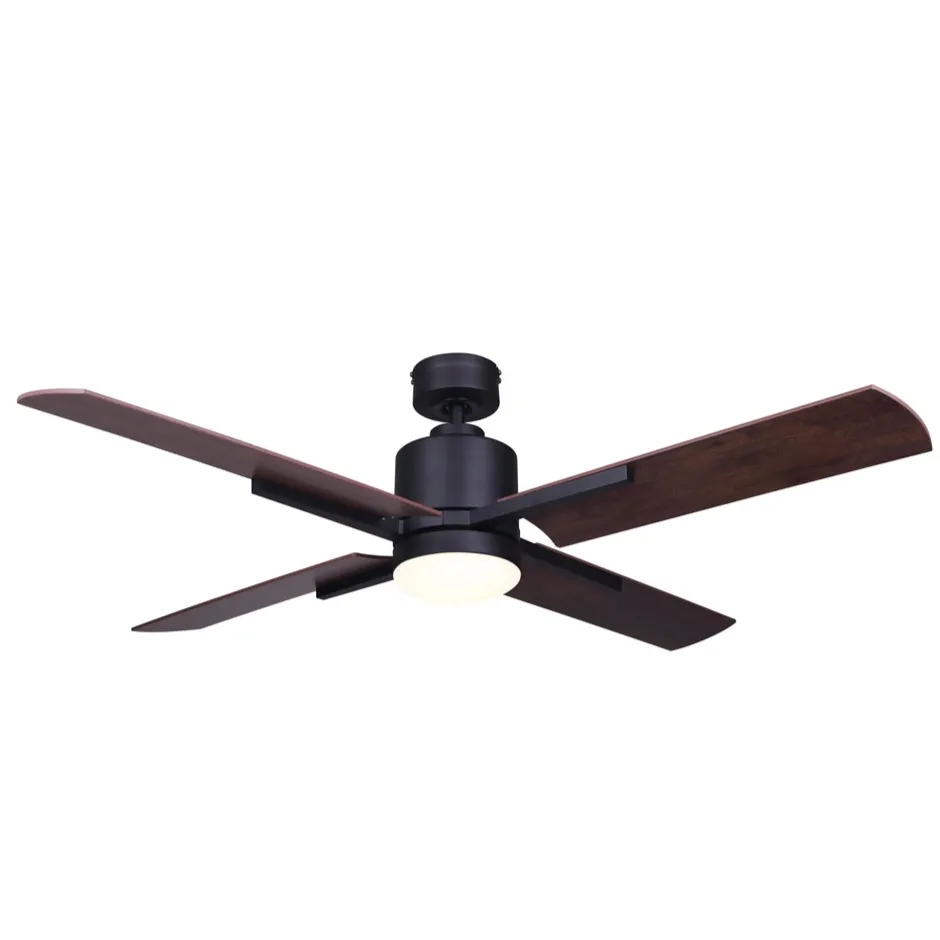 Canarm CF52LOX4BK Loxley 52” LED Ceiling Fan in Weathered Chestnut