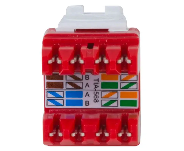 CAT6 RJ45 Keystone Jack for HD Style