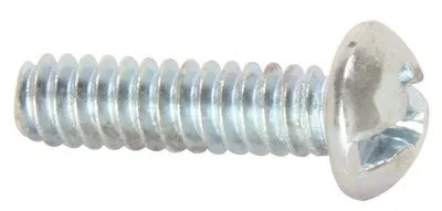 Combination Round Machine Screws 8-32 Tpi X 3/4 Inch  100 Per Pack