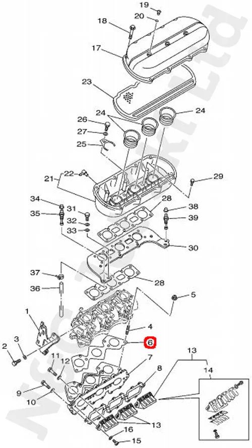 COMETIC Yamaha 1200 Carb To Manifold Gasket