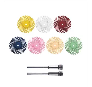 Dedeco Sunburst 7/8 Radial Disc Kit -86 Piece Tool Set