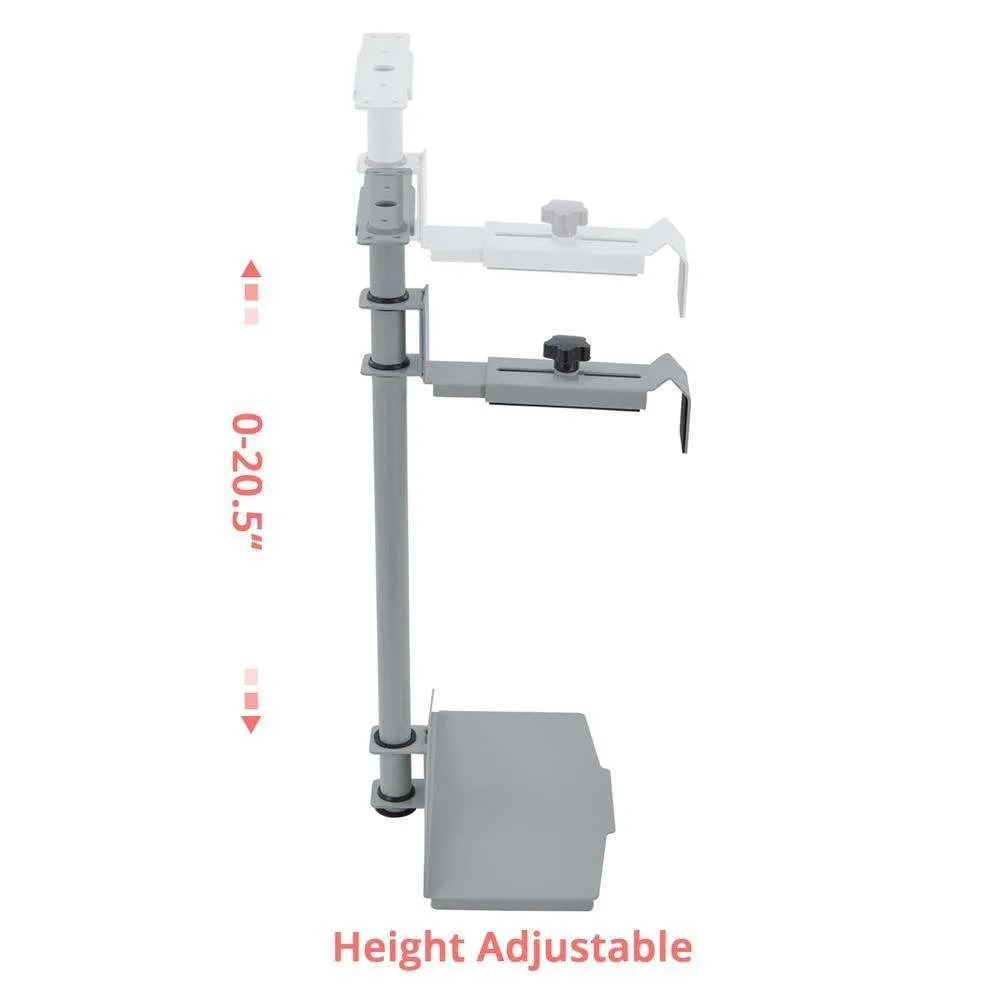 Eureka Ergonomic® Height Adjustable Under Desk Computer CPU Holder - Grey, ERK-MCH-GY