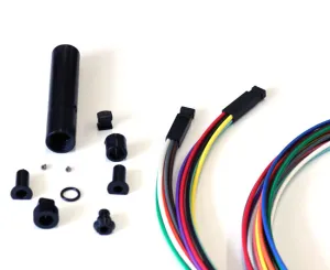 Fiber Breakout Kit, 40" Leads, 6 Strand with 3mm Tubing