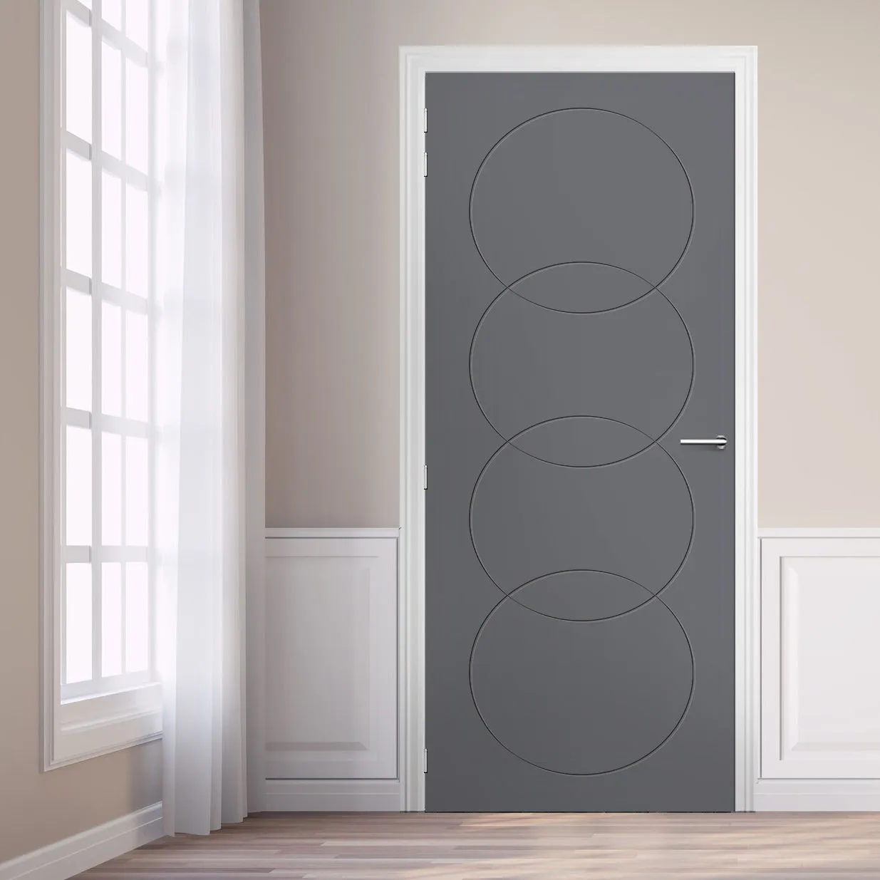 Fire Line V011-FD  Fire Rated Interior Door - Premium Primed - Six Colour Options