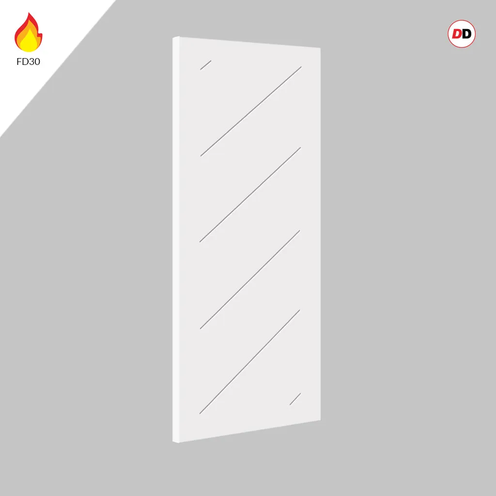 Fire Line V070-FD Fire Rated Interior Door - Premium Primed - Six Colour Options