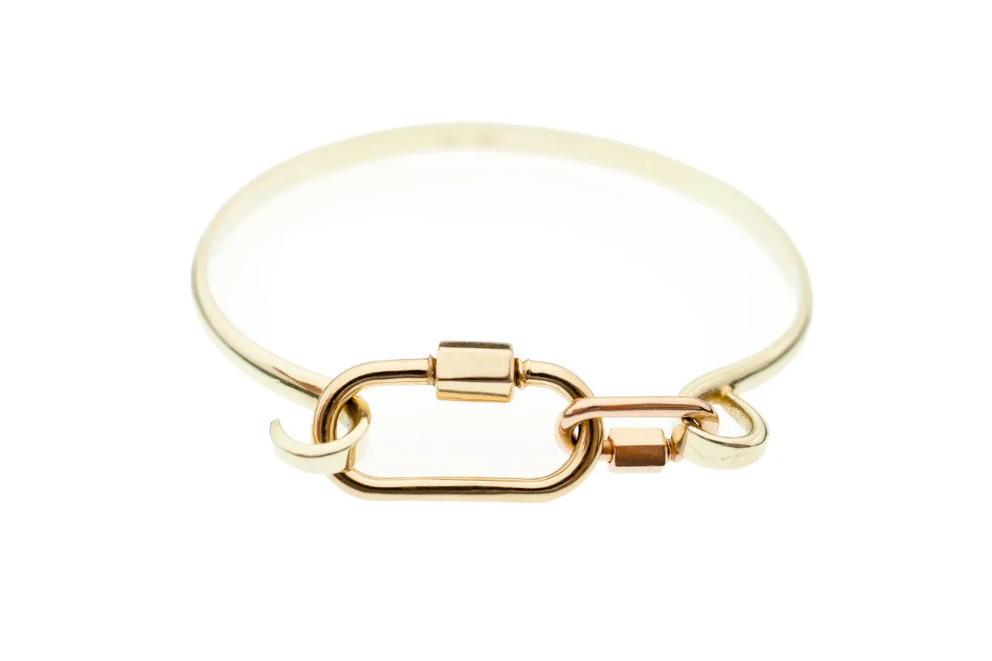 Gold Hard Hook Bracelet