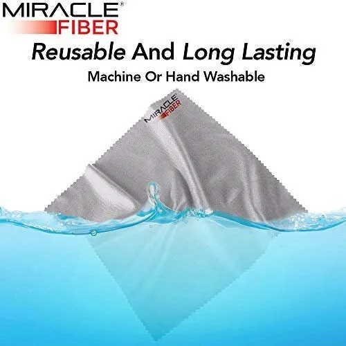 Gray 6X7 High Quality Miracle Fiber Microfiber Cleaning Cloth -1 Pcs