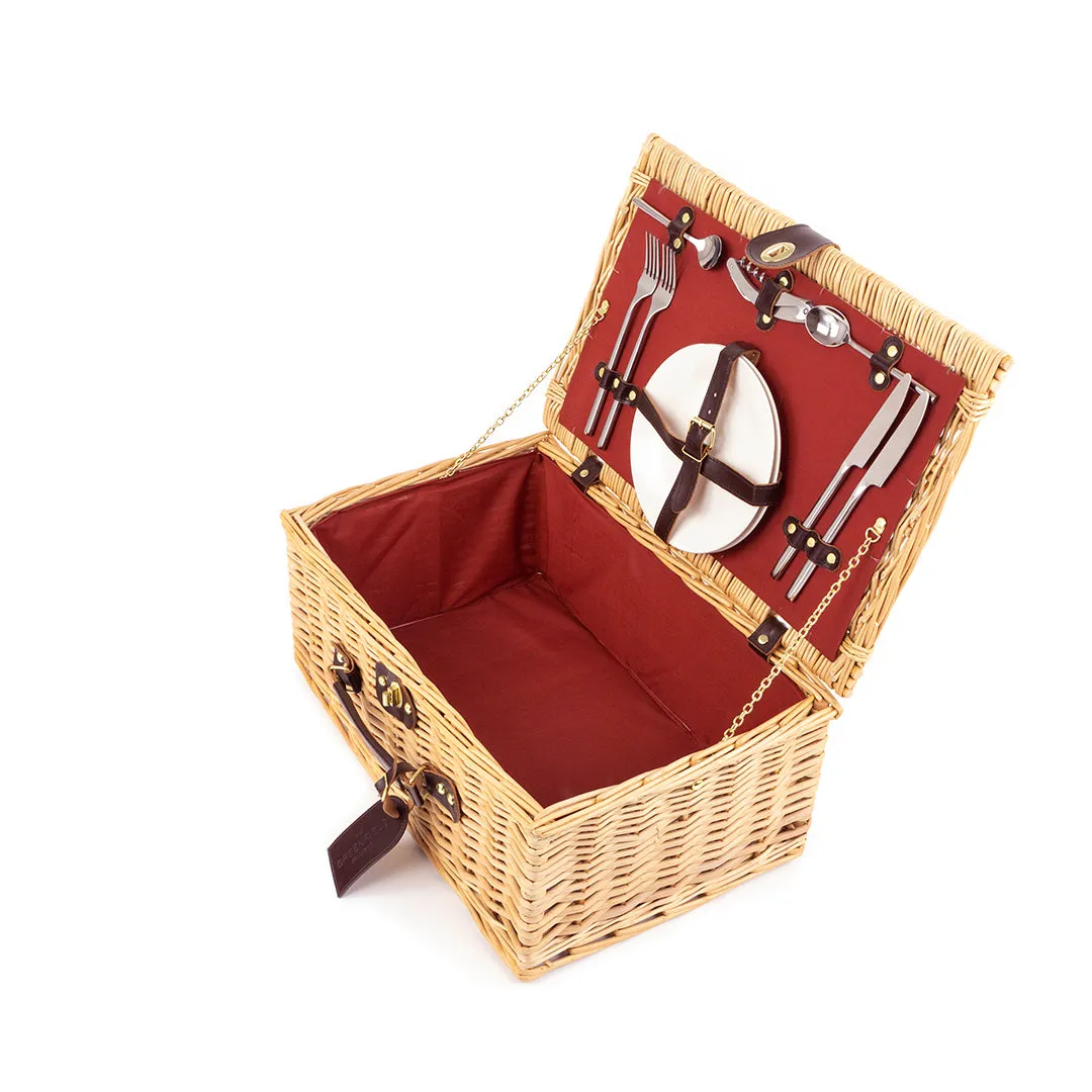 Greenfield Collection Buckingham Willow Picnic Hamper for Two People