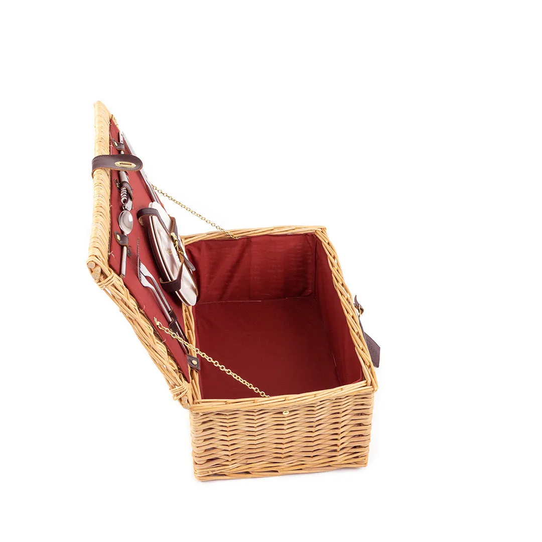 Greenfield Collection Buckingham Willow Picnic Hamper for Two People