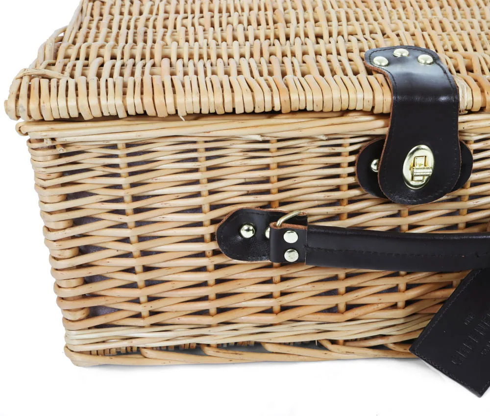 Greenfield Collection Buckingham Willow Picnic Hamper for Two People