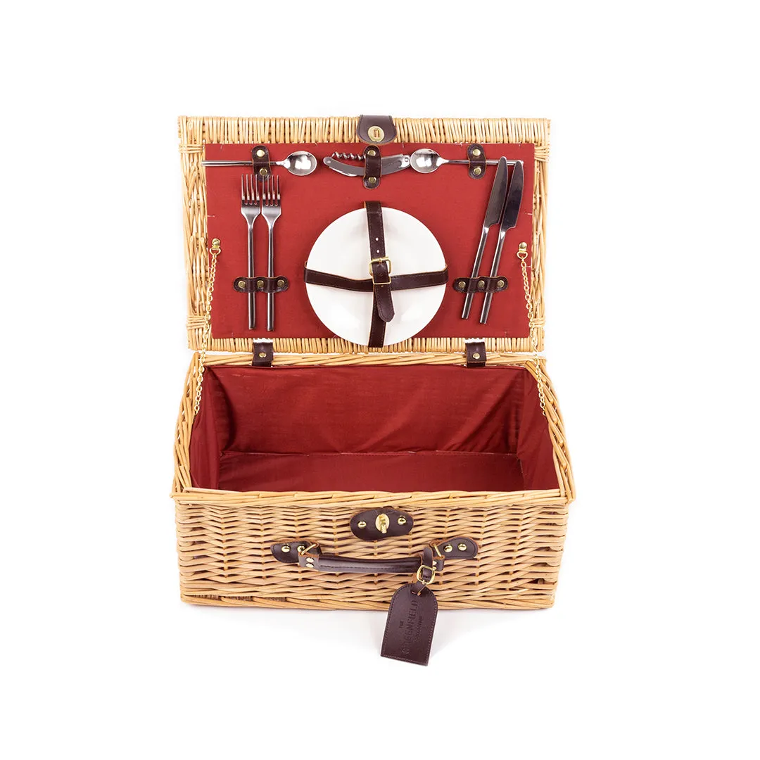 Greenfield Collection Buckingham Willow Picnic Hamper for Two People