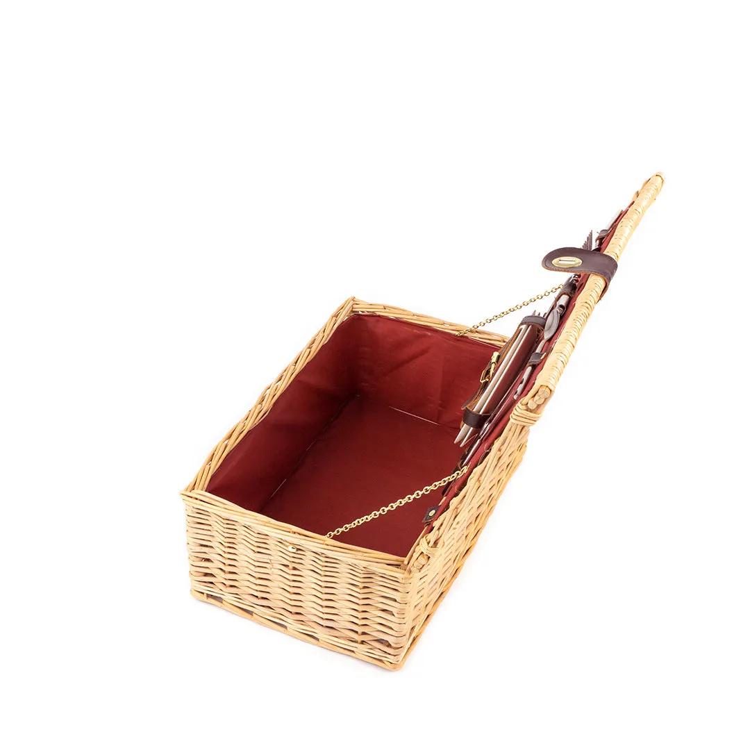 Greenfield Collection Buckingham Willow Picnic Hamper for Two People