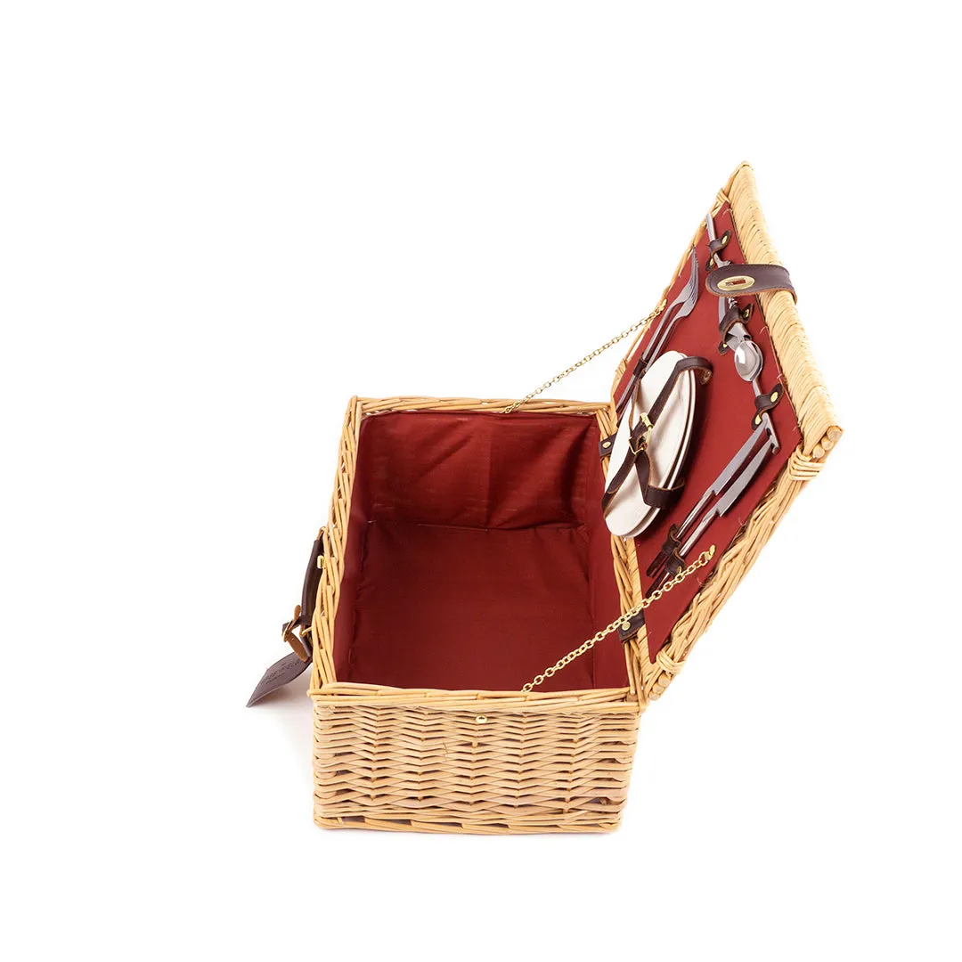 Greenfield Collection Buckingham Willow Picnic Hamper for Two People