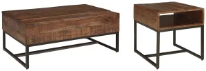 Hirvanton 2-Piece Table Set