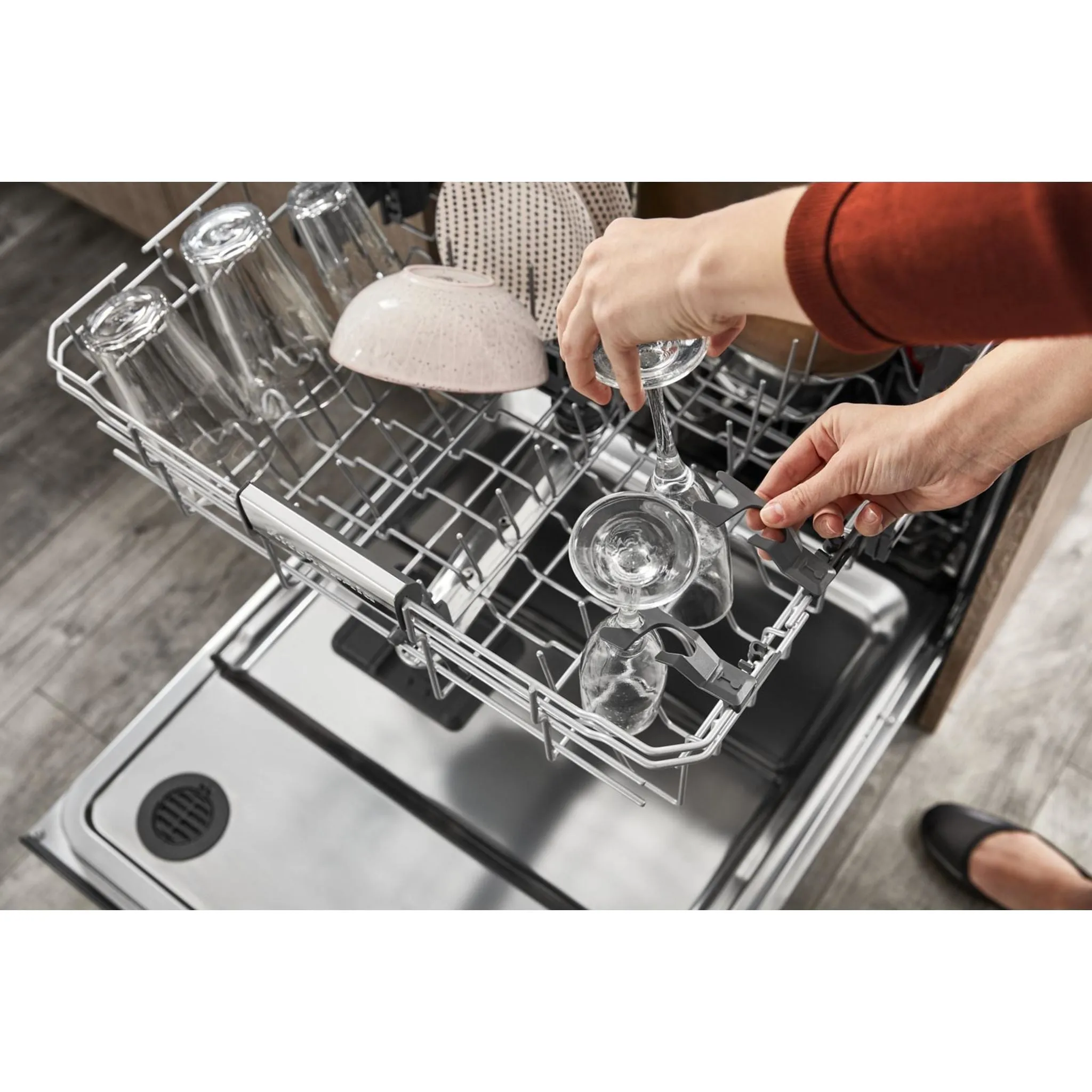 KitchenAid Dishwasher Stainless Steel Tub (KDFM404KPS) - Stainless Steel