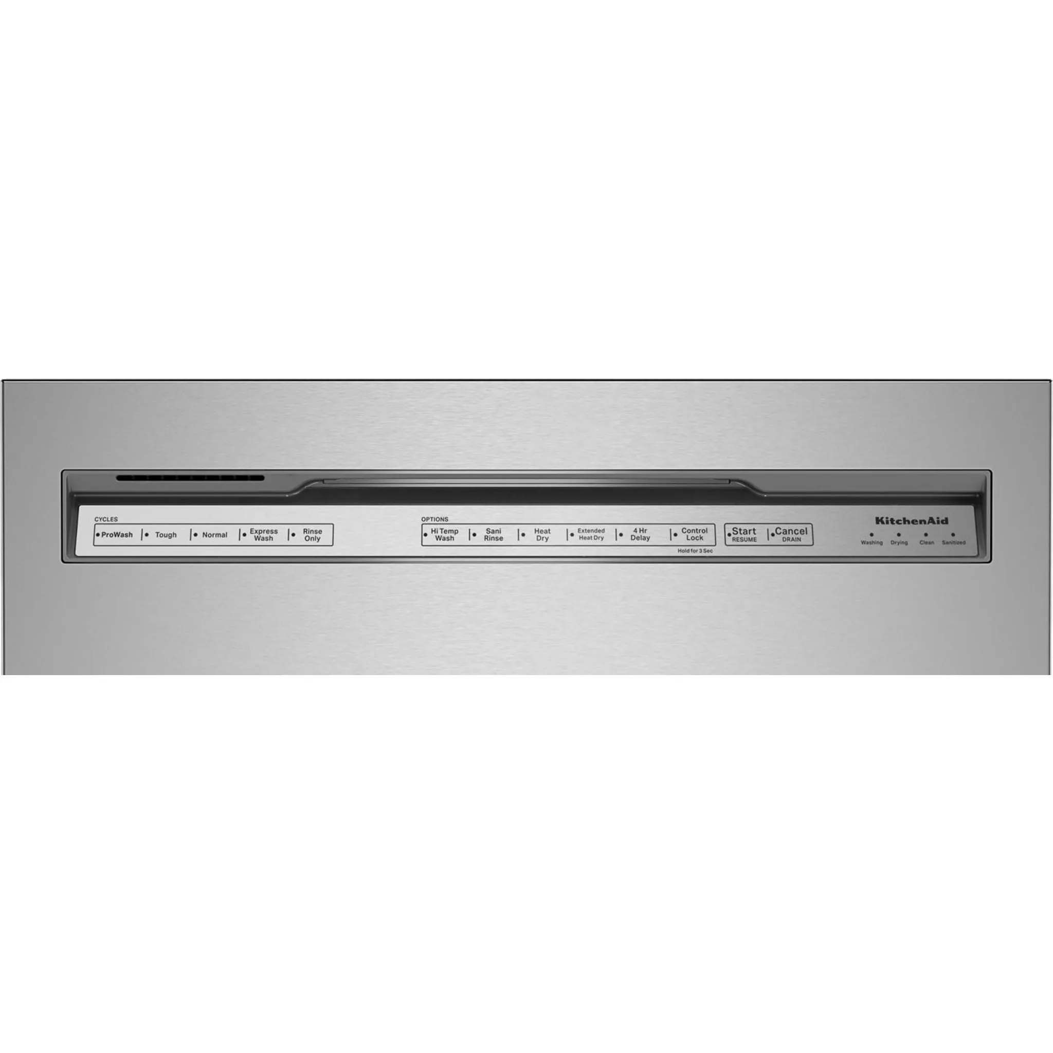 KitchenAid Dishwasher Stainless Steel Tub (KDFM404KPS) - Stainless Steel