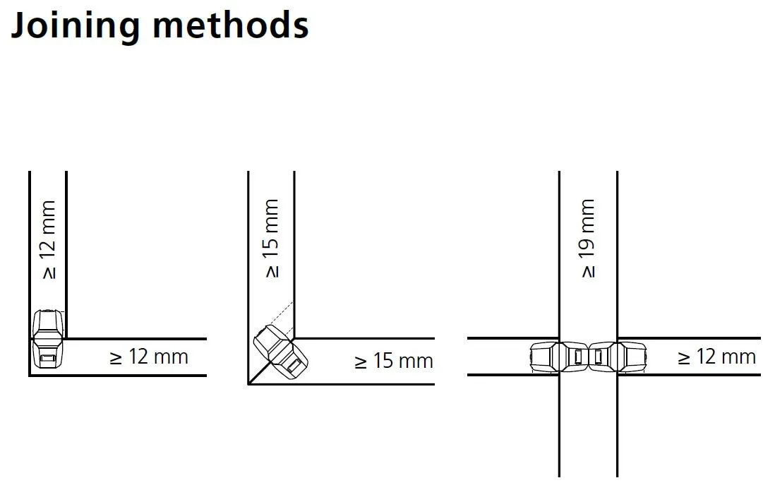 Lamello Clamex P-10 Detachable Connector for materials from 12mm thickness