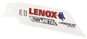 Lenox Metal Cutting Bi-Metal Reciprocating Saw Blade 24 Tpi 4 Inch  5 Per Pack