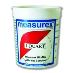 Measurex Epoxy Measuring Containers