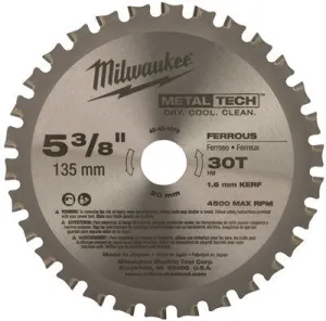 Milwaukee Circular Saw Blade 5-3/8 In. Ferrous 30T