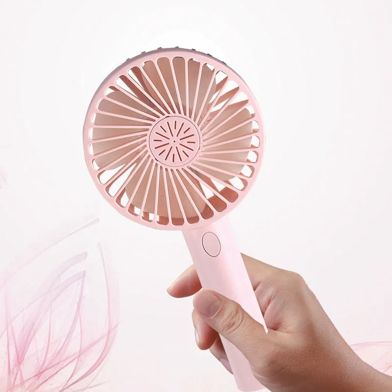 Mini Fan Hanging Neck Fan USB Children's Handheld Portable Rechargeable Electric Fan