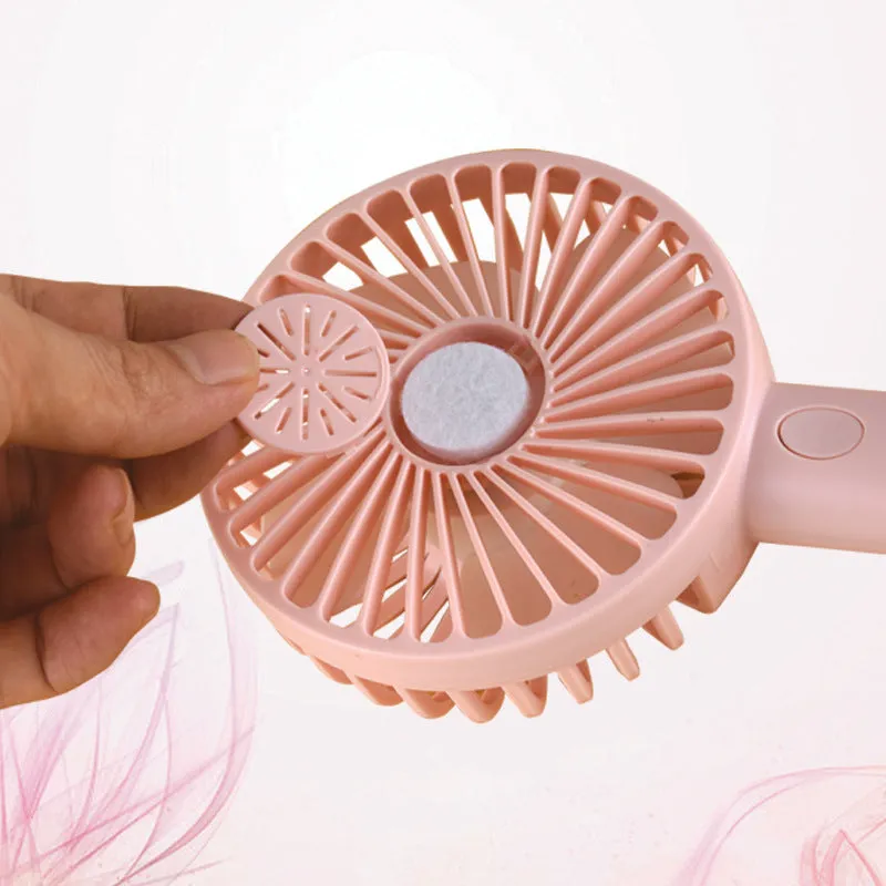 Mini Fan Hanging Neck Fan USB Children's Handheld Portable Rechargeable Electric Fan